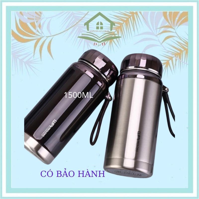 Bình Giữ Nhiệt  Nắp Kim Cương Giữ Nóng 48h Lạnh 72h Chất Liệu inox 304 Cao Cấp Thể Tích 1500ml,1200ml,1000ml