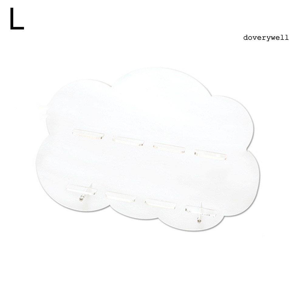 Giá Đỡ Trưng Bày Bánh Kẹo Hình Đám Mây Bằng Nhựa Acrylic Trong Suốt