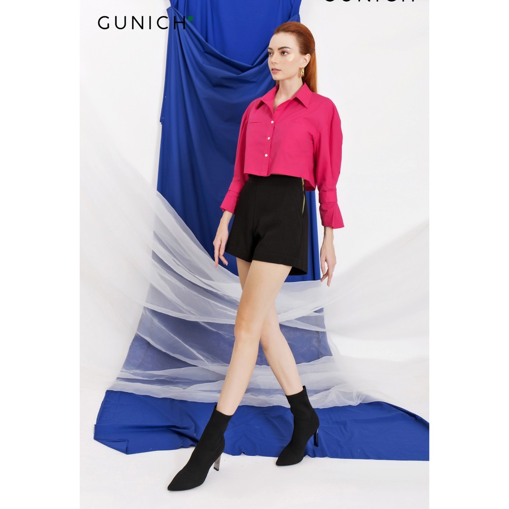 Quần short phối khóa đồng Gunich