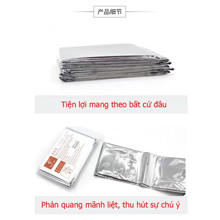 TẤM MÀNG CHẮN CHE ĐẬY, CHỐNG NHIỆT, CHỐNG NẮNG, CHỐNG NƯỚC, CHỐNG GIÓ DÙNG TRONG TRƯỜNG HỢP KHẨN CẤP NHƯ ĐI VỆ SINH...