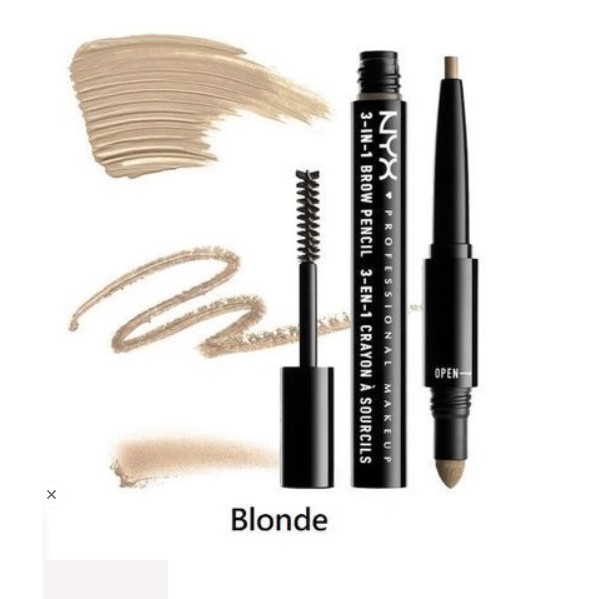 BÚT KẺ CHÂN MÀY ĐA NĂNG 3IN1  BRUNETTE - 3-IN-1 BROW PENCIL