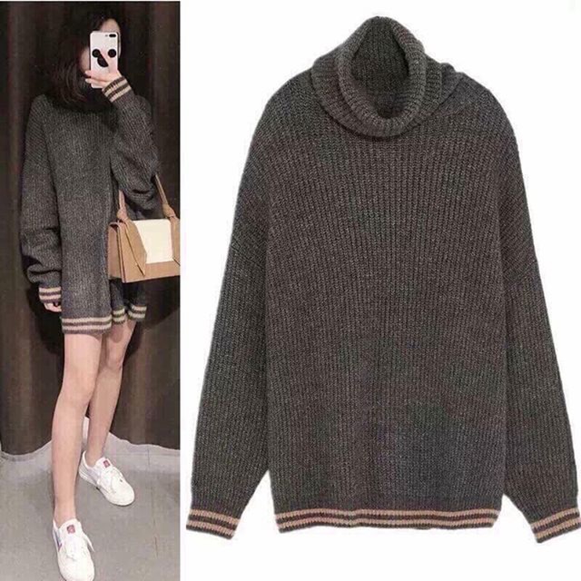 Áo len cổ lọ zara