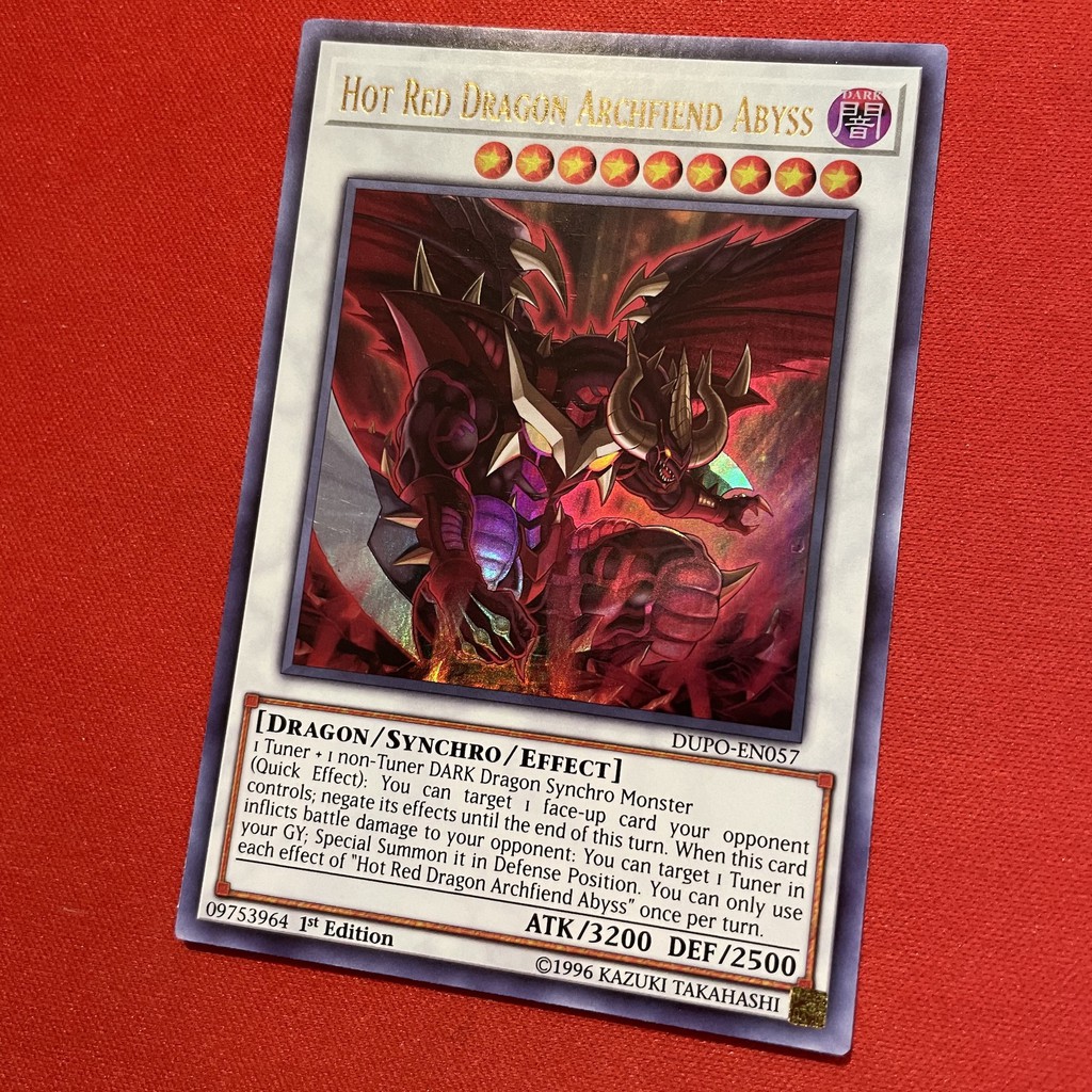 [EN-JP][Thẻ Bài Yugioh Chính Hãng] Hot Red Dragon Archfiend Abyss