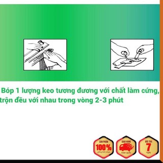 FREESHIP Tuýp keo dán A&B siêu cứng Epoxy