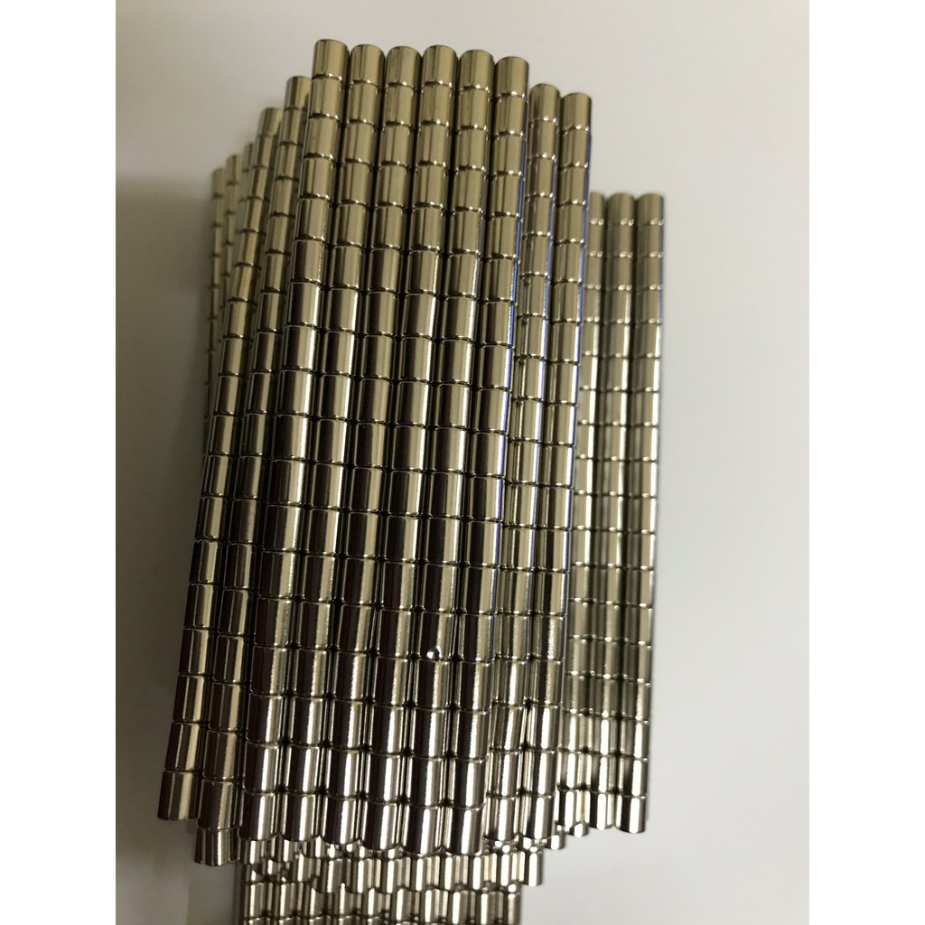 [xả kho ] Bộ 10 viên nam châm 5x6mm , loại nam châm viên trắng đất hiếm lực hút mạnh