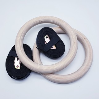 Vòng xà tay treo gymnastic rings tập street workout, Vòng xà ring gymnastic tập xà đơn xà kép ring dip có khóa