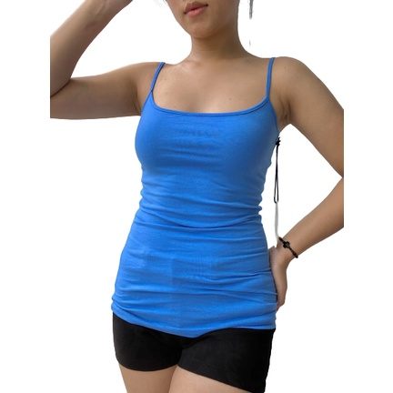 Áo 2 Dây Nữ Hàng VNXK Vải Cotton Mịn Co Giãn 4 Chiều Cực Mạnh, có tăng đơ điều chỉnh độ dài