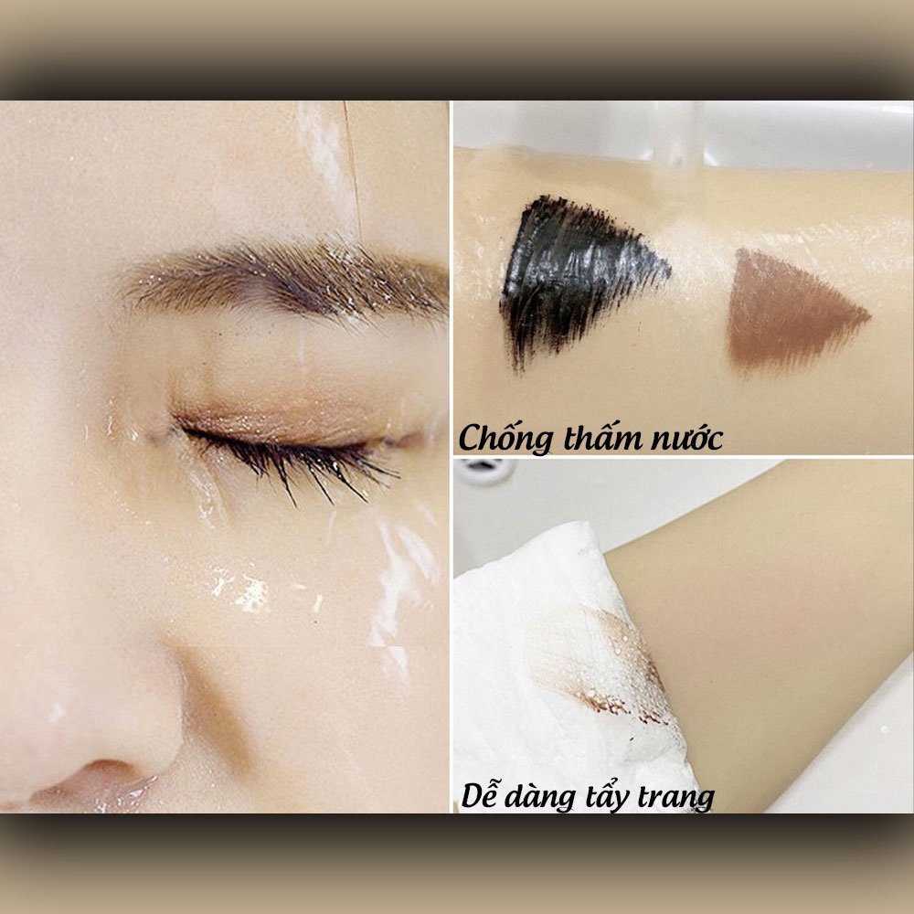 Mascara chuốt mi Bobeini tơi mi lâu trôi  chống thấm nước vỏ trắng Hàng nội địa trung Mifa Beauty