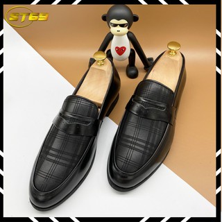 Giày lười nam công sở Hàn Quốc,Giày lười da thời trang chất da bò ST69-Fashion hàng Việt Nam