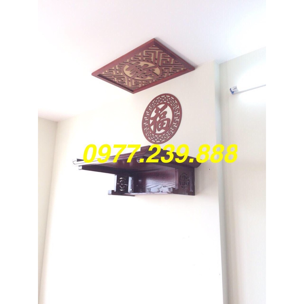 Bộ bàn thờ bằng gỗ sồi 61cm