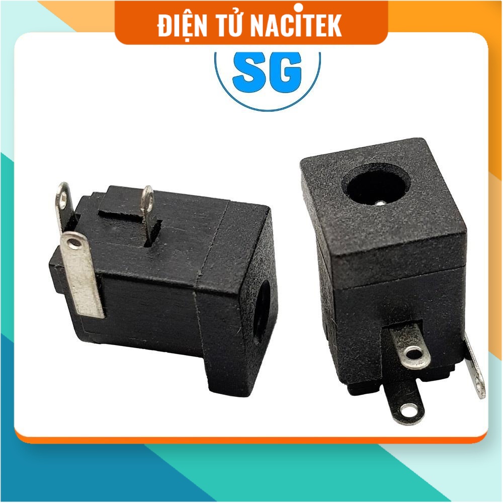 Jack DC cái 3.5x1.3 mm, jack cắm nguồn DC005C