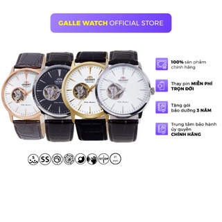 Đồng hồ nam Orient Classic Opent Heart Esteem FAG0200 cơ lộ máy chống nước kính cường lực dây da cao cấp chính hãng