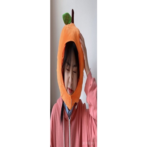 Mũ Đội Đầu Hình Trái Cam Cam Dễ Thương Phong Cách Nhật Hàn Dùng Làm Đạo Cụ Chụp Ảnh Cho Nữ