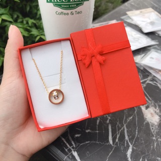 Dây chuyền nữ TITAN khoen car phối soàn (màu vàng)