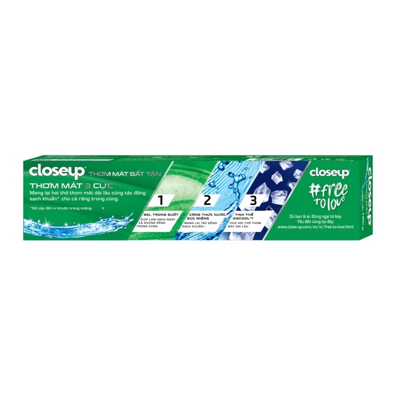 KEM ĐÁNH RĂNG CLOSEUP THƠM MÁT BẤT TẬN 230G