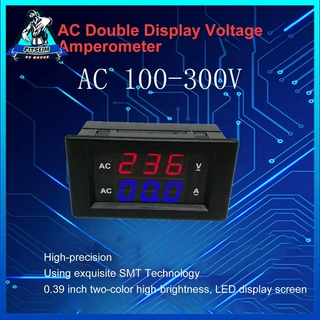 Vôn Kế Kỹ Thuật Số Có Đèn Led Hiển Thị 100a Ac