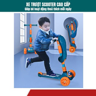 [có tay đẩy] Xe Scooter 3 in1 cao cấp cho bé, xe scooter cho bé