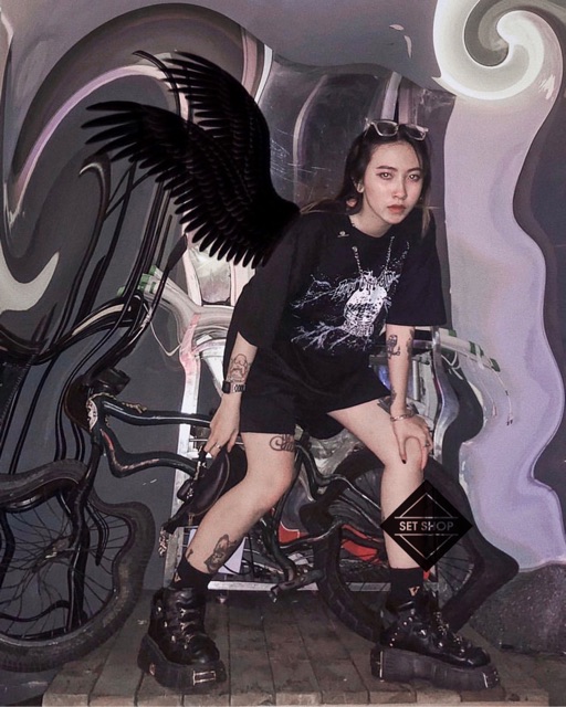 Áo chớp điện dây xích