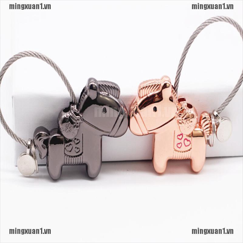 Cặp Móc Khóa Hình Chú Ngựa Dễ Thương