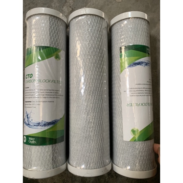 Quả lõi lọc nước thô số 3 than hoạt tính thay thế các loại máy lọc nước RO