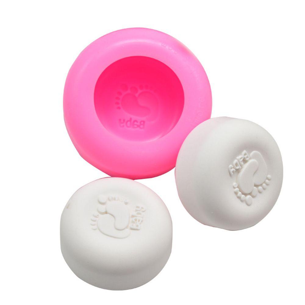 LANSEL Khuôn Silicone Làm Xà Phòng Thủ Công Hình Bàn Chân Em Bé