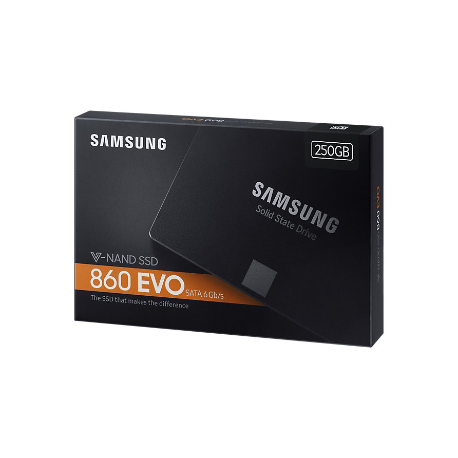 Ổ Cứng SSD Samsung 860 Evo 250GB 2.5-Inch SATA III - Box Anh (Đen) - BẢO HÀNH 3 NĂM