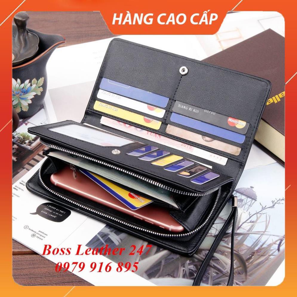 Ví Cầm Tay Nam 💖 FREESHIP 💖 Ví Nam Cầm Tay Cao Cấp Hengsheng, Thiết Kế Thời Trang, Chất Liệu Da PU Cao Cấp