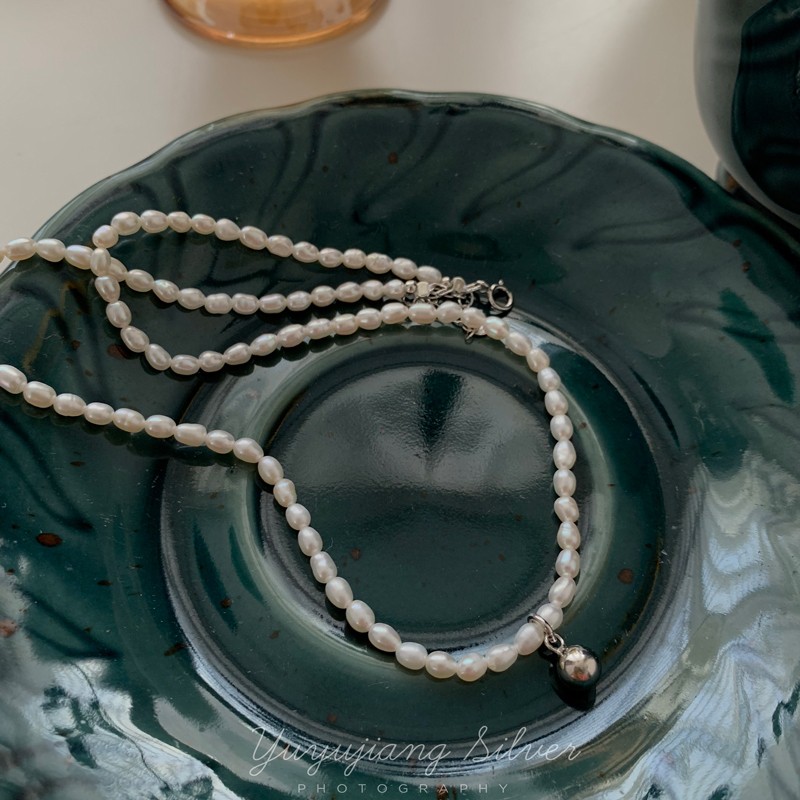 Dây chuyền hạt trai nhân tạo DaLiA Jewelry vòng cổ chocker cá tính cho nữ