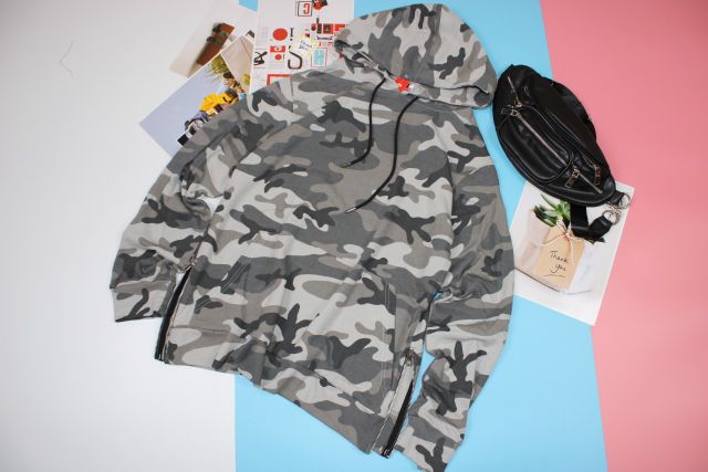 Áo Hoodie nam - Form oversize mix khoá zip cực chất | BigBuy360 - bigbuy360.vn