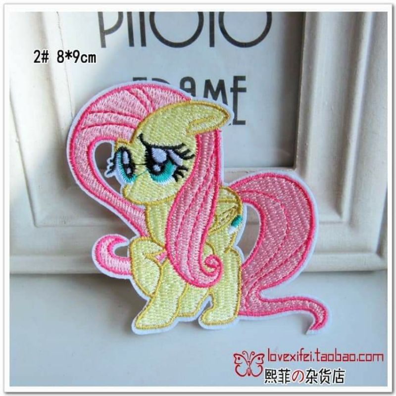Sticker Ủi Thêu Hoạt Hình My Little Pony Dễ Thương