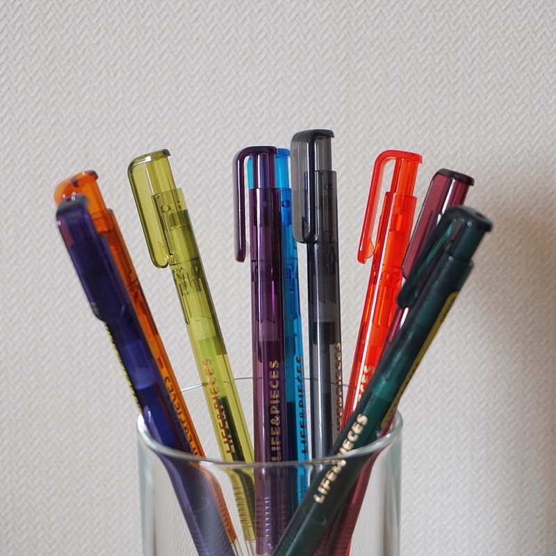 Viết bi nhiều màu ngòi 0.38mm - 0.38 Transparent Ballpoint Pen