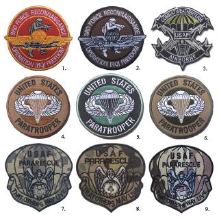 Usaf Miếng Vá Quần Áo Thêu Huy Hiệu Quân Đội Dùng Cho Áo Khoác Jean