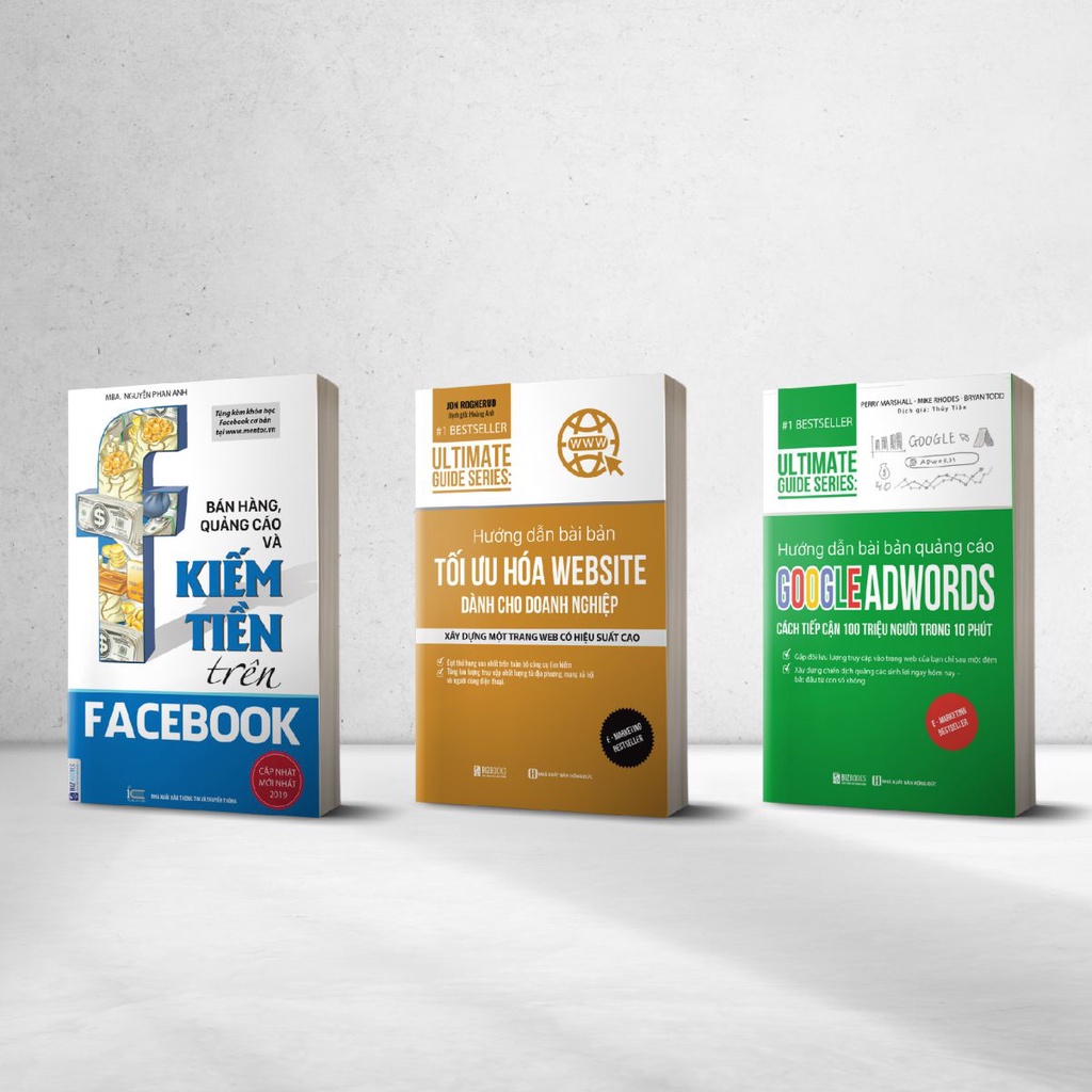 Sách - Combo Digital Marketing Từ Cơ Bản Đến Chuyên Sâu Nền Tảng Googgle + Facebook