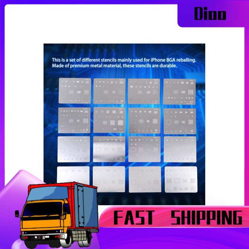 Bộ 16 Khuôn Dập Cho Điện Thoại Iphone 6 / 7 / 8 / X