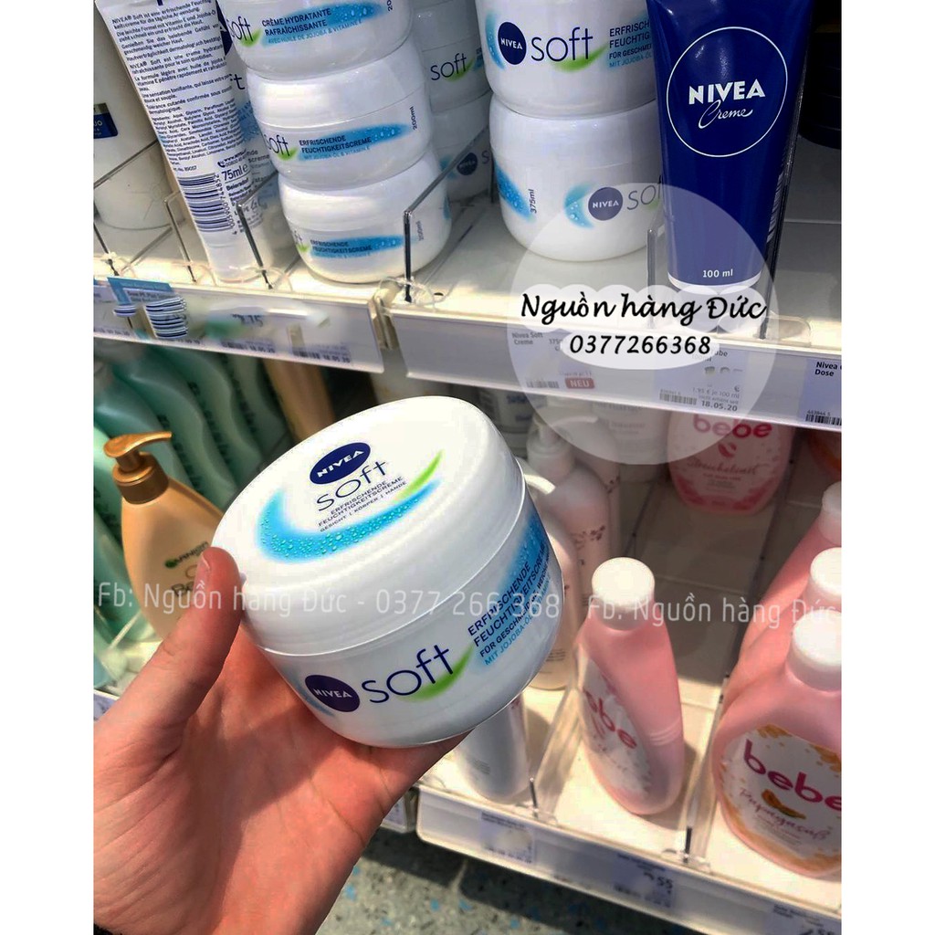 Kem dưỡng da Nivea Soft Đức 200ml - Nguồn hàng Đức