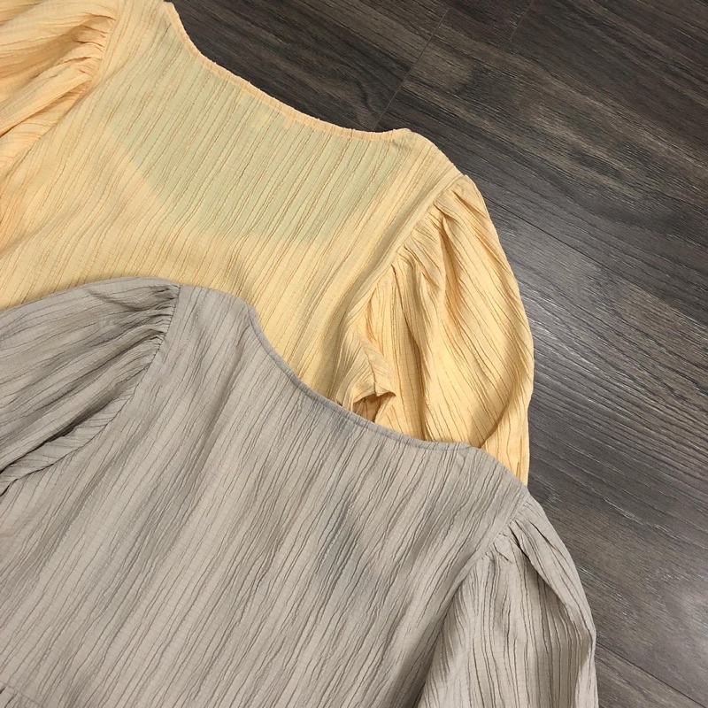 Áo babydoll thô nhún