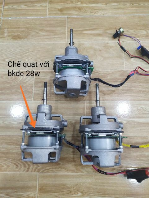 Bát nhựa chế quạt không chổi than (brushless motor)