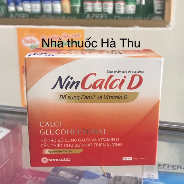 Nin CalciD - Bổ sung Canxi & Vitamin D