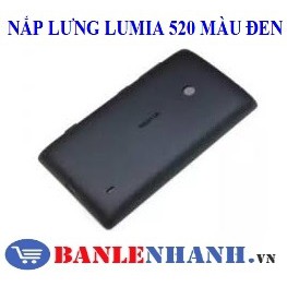 NẮP LƯNG LUMIA 520 MÀU ĐEN