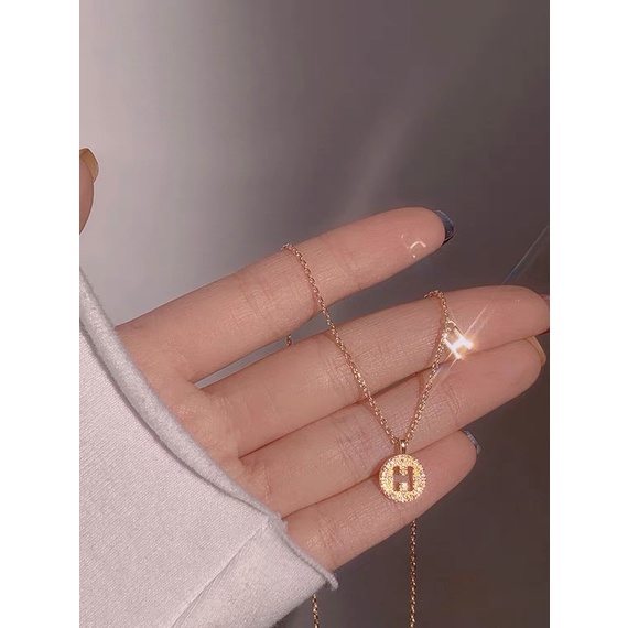 Dây chuyền bạc ý 925 mạ vàng 18k nữ tính CECY-2702