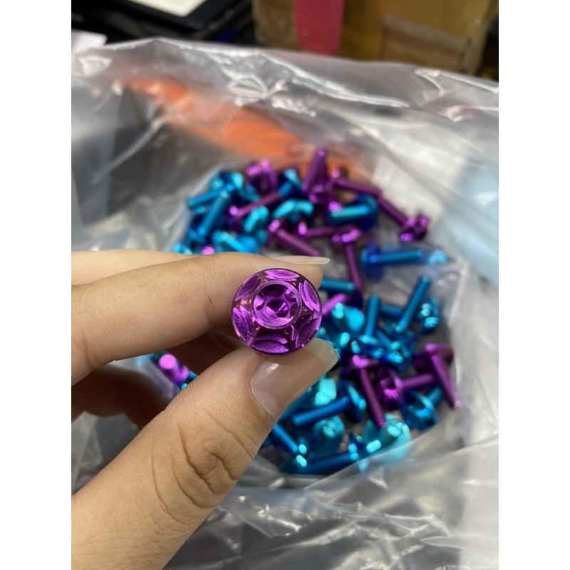 Ốc 6ly2 đầu Salaya màu GR5