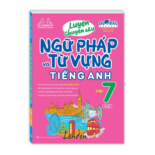 Sách - Luyện chuyên sâu ngữ pháp và từ vựng tiếng anh lớp 7 tập 2