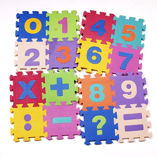 MT - Thảm xốp mini cho bé 1 bộ 40 miếng chữ số và phép tính (15x15x1cm) | BigBuy360 - bigbuy360.vn
