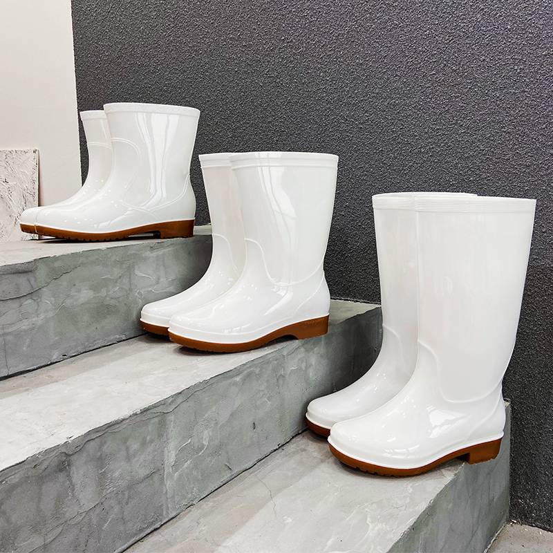 Ủng Đi Mưa Cổ Cao Chống Trượt Thời Trang Cho Người Lớn