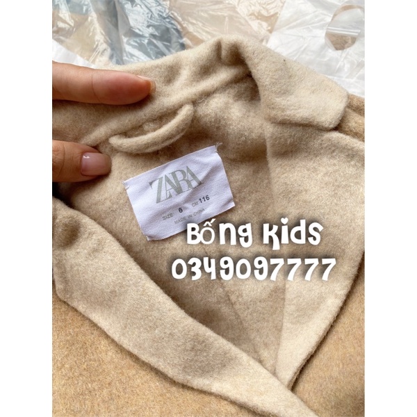 Áo Coat Dạ Bé Gái Be Cát ZR