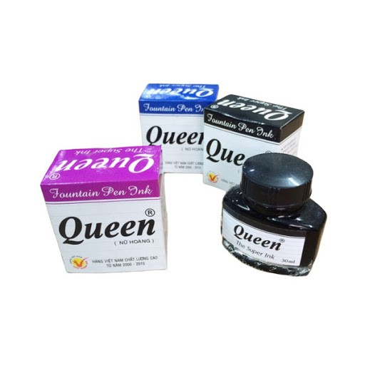 Mực Queen bơm bút máy - Mực Bút Máy Queen Chính Hãng