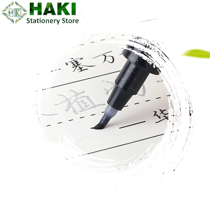 Bút brush pen viết calligraphy HAKI, bút viết thư pháp có thể đổ thêm mực B47