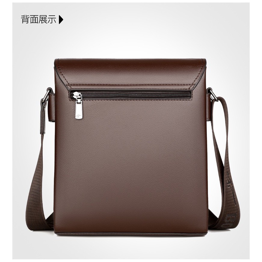 Túi đeo chéo nam da bò T75 BOLINDAISHU ̣27x23x5cm bảo hành 12 tháng