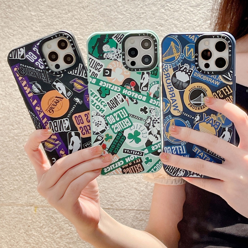 Ốp Điện Thoại Mềm Tích Hợp Hình Bóng Rổ NBA Cho iPhone13Pro iP12Pro XS iPhone11 12Promax 13 11 12 13
