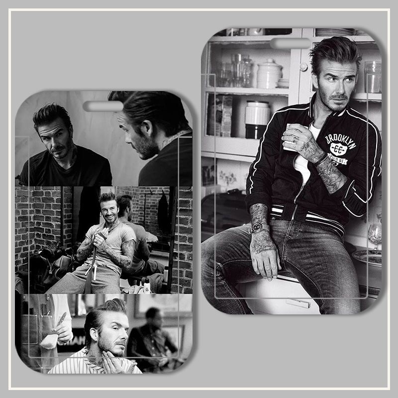 Bộ Thẻ Hình Ngôi Sao Bóng Đá Manchester United Beckham Cho Học Sinh